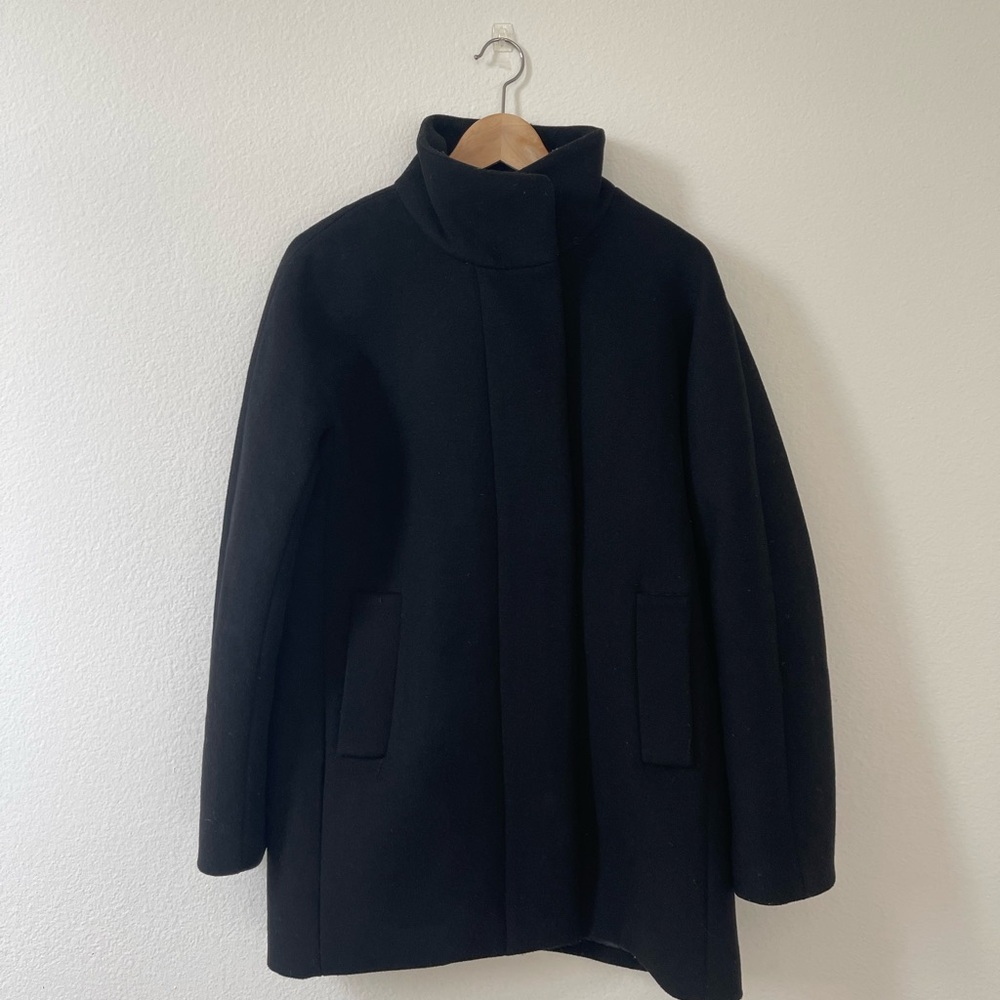 J. Crew Classic Black Wool Jacket